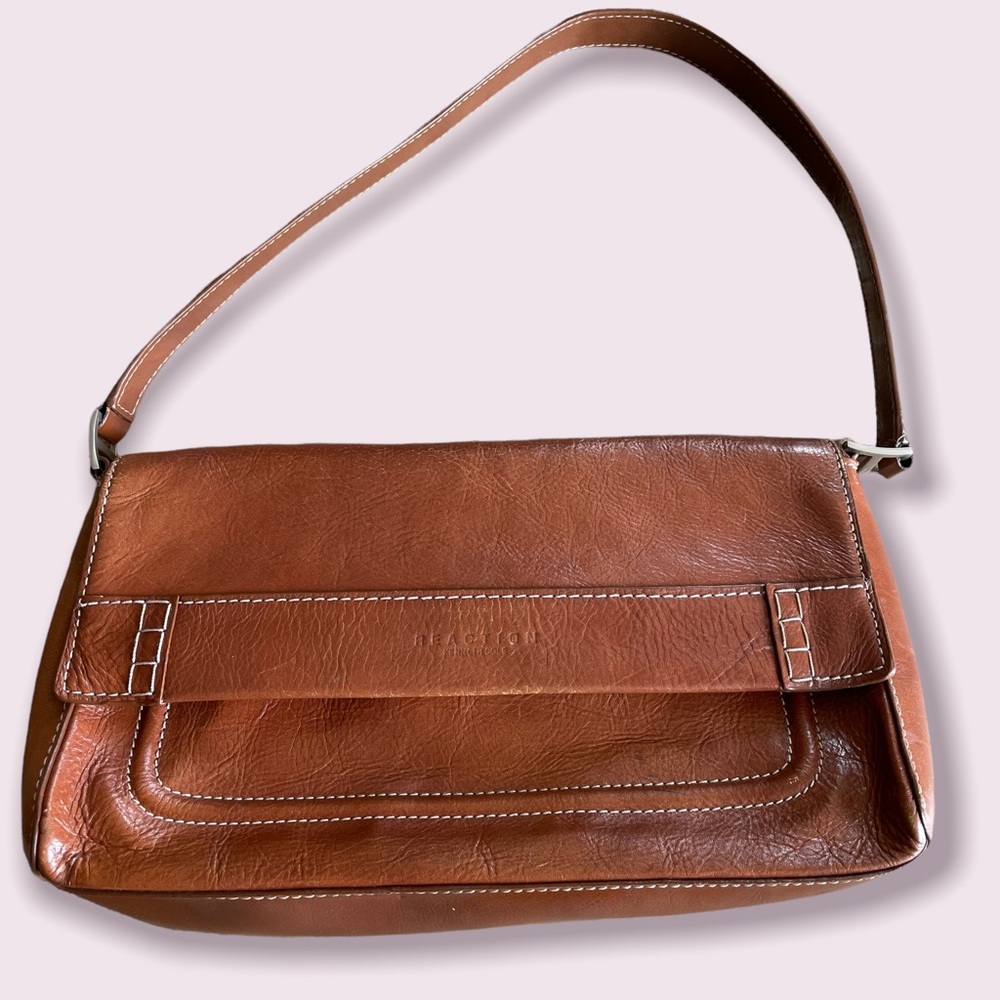 Kenneth Cole Reaction Leather Shoulder Bag